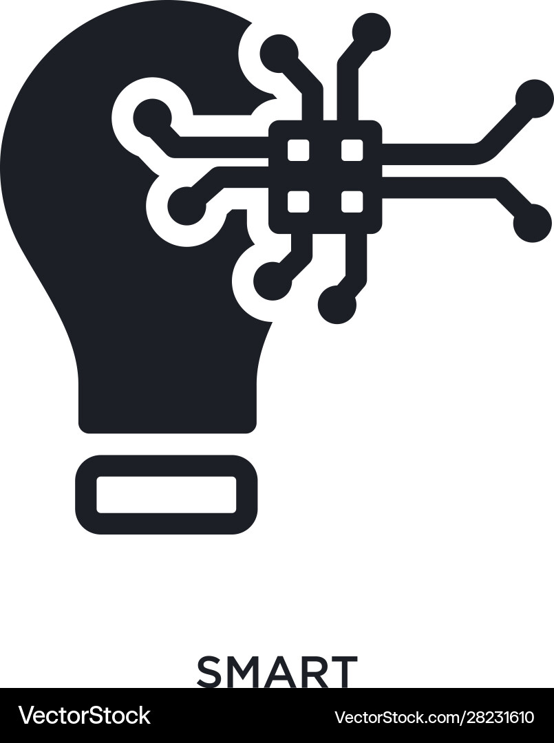 Smart isolated icon simple element from vector image