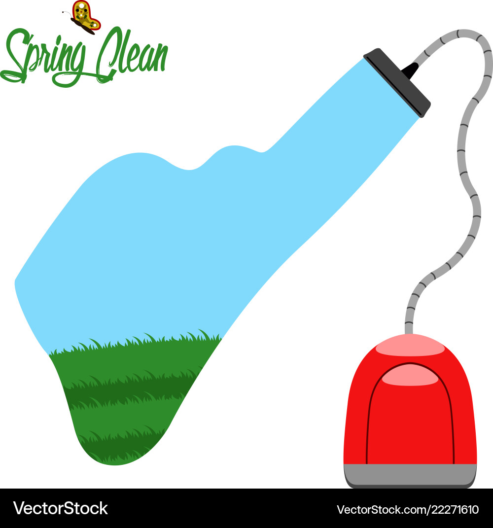 Spring clean concept image Vector Image
