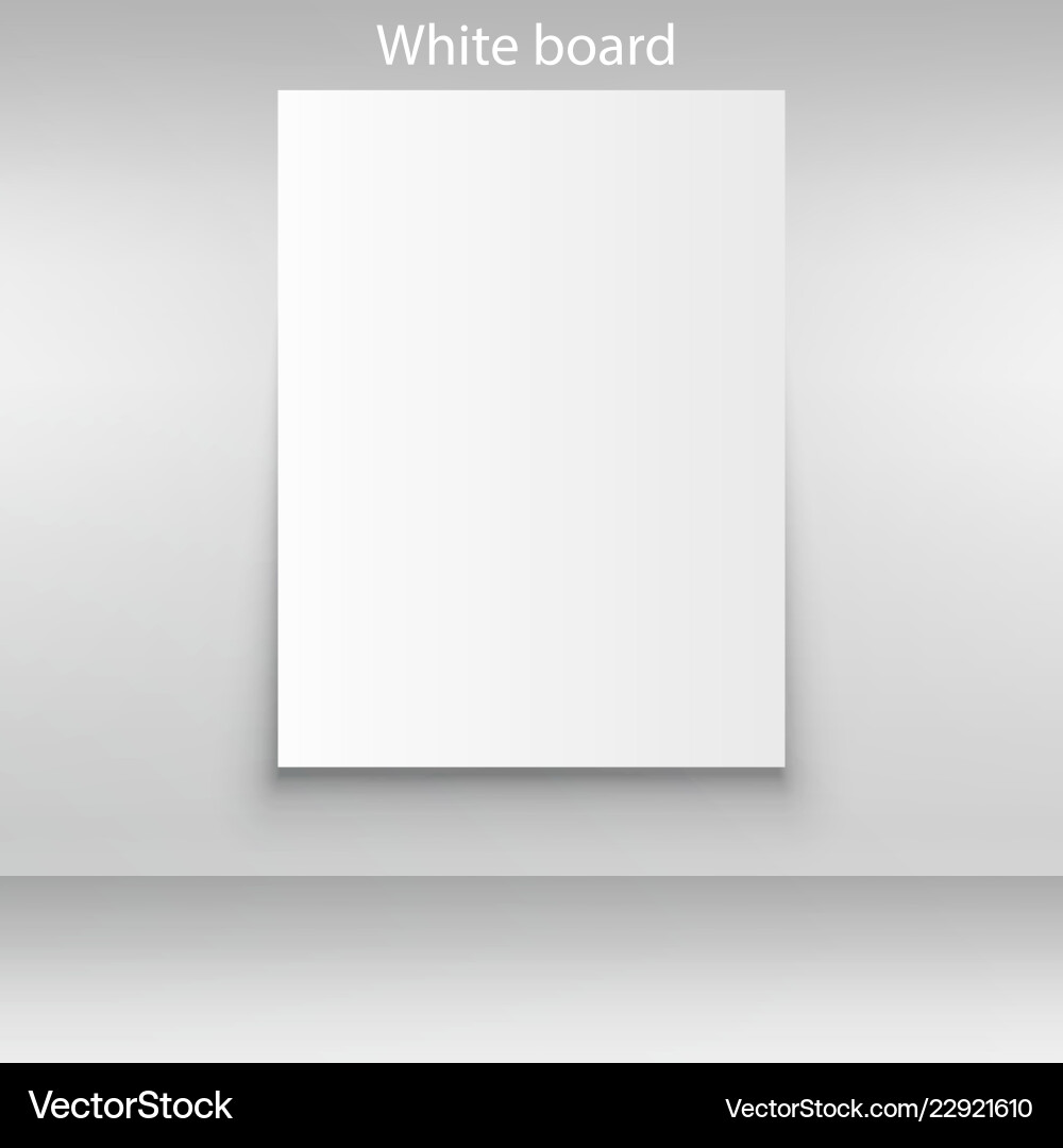 White squared notebook paper on background vector image