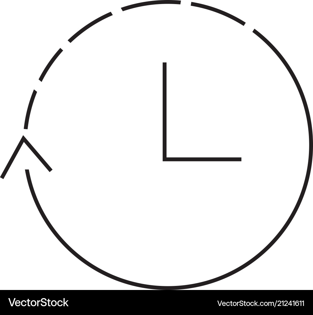 Abstract clock object Abstract clock object vector image