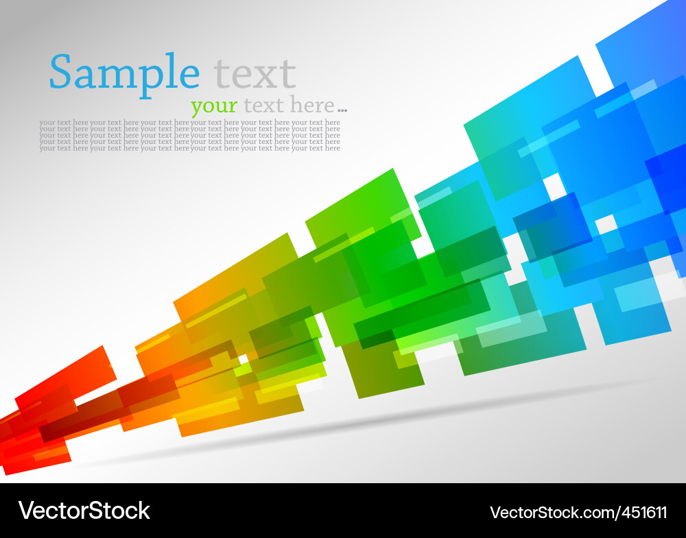Abstract Colorful Background Vector Image