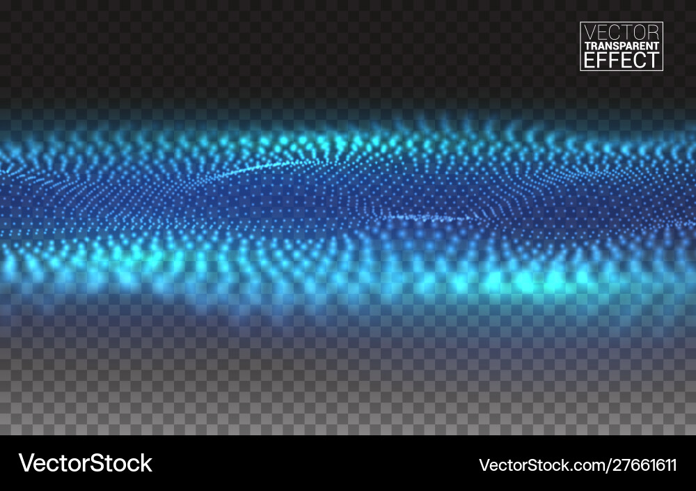 Abstract linear 3d landscape points blended mesh Abstract linear 3d landscape points blended mesh Vector Image