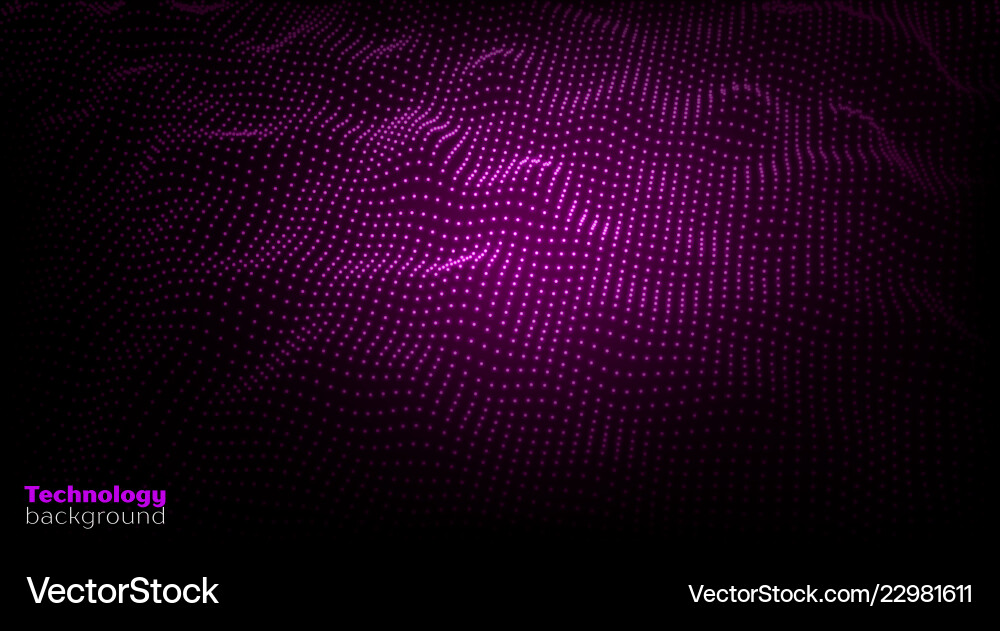 Abstract particle wave vector image