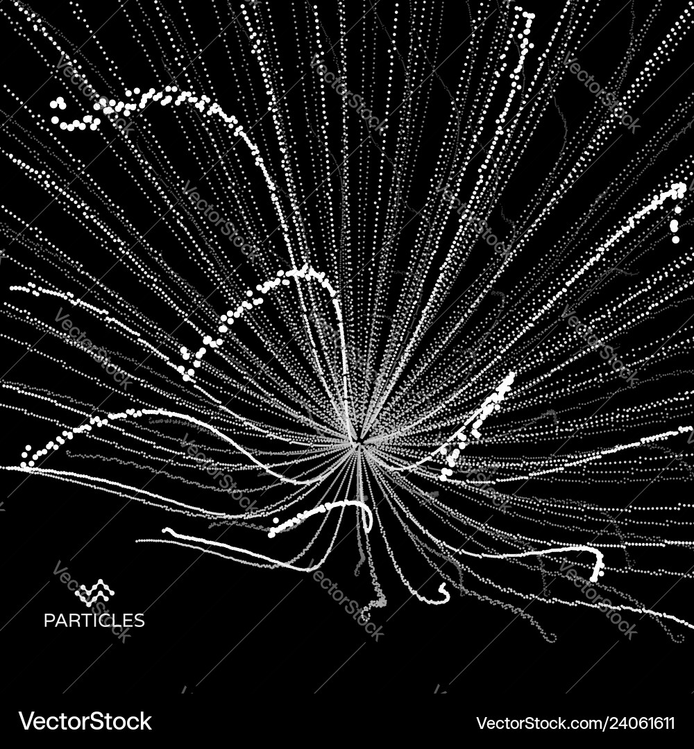 Abstract science or technology background array Vector Image