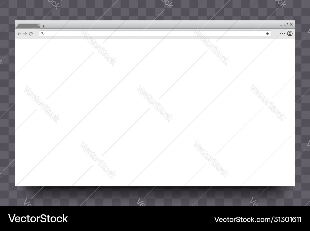 Browser window website page web Browser window website page web vector image