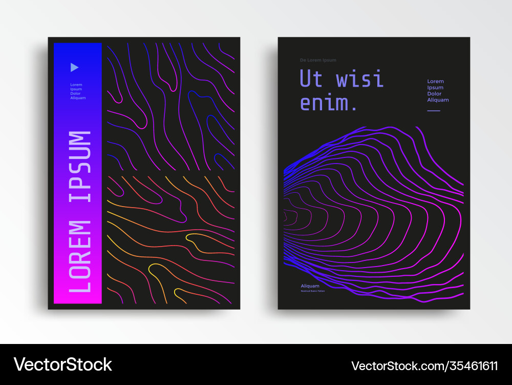 Dynamic gradient line background Dynamic gradient line background vector image
