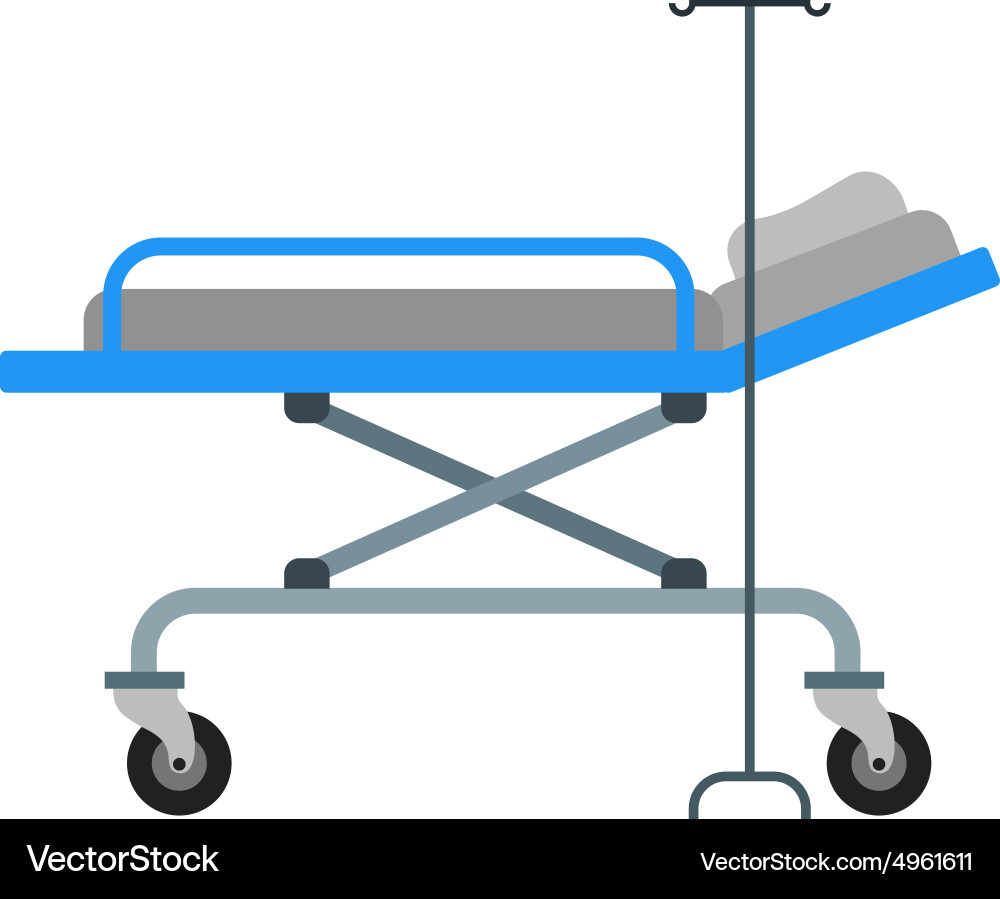 Hospital Bed Icon (4961611) – Royalty-Free Vector | VectorStock, image size:1000x899