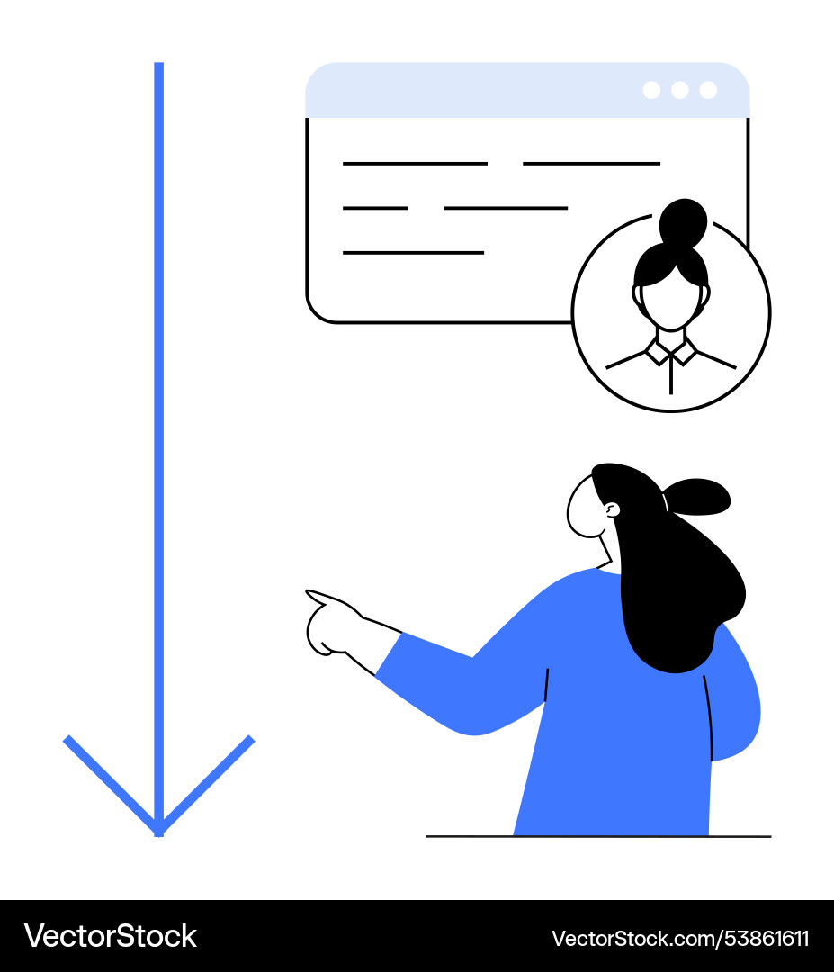 Overview of user data profile and information Vector Image