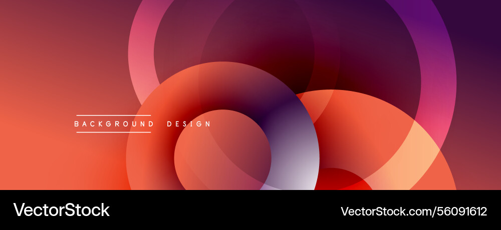 Background design with overlapping circular Background design with overlapping circular vector image