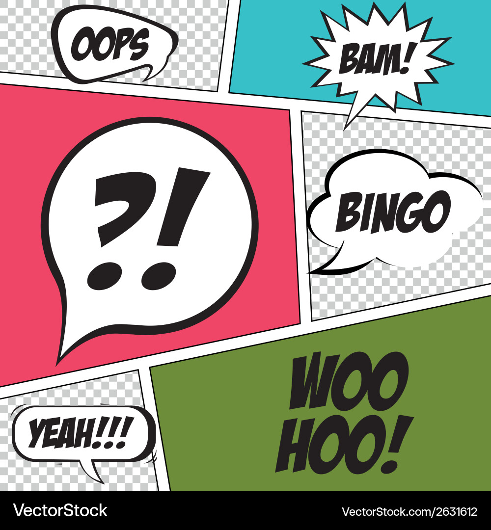 Different pop art objects making a special vector image