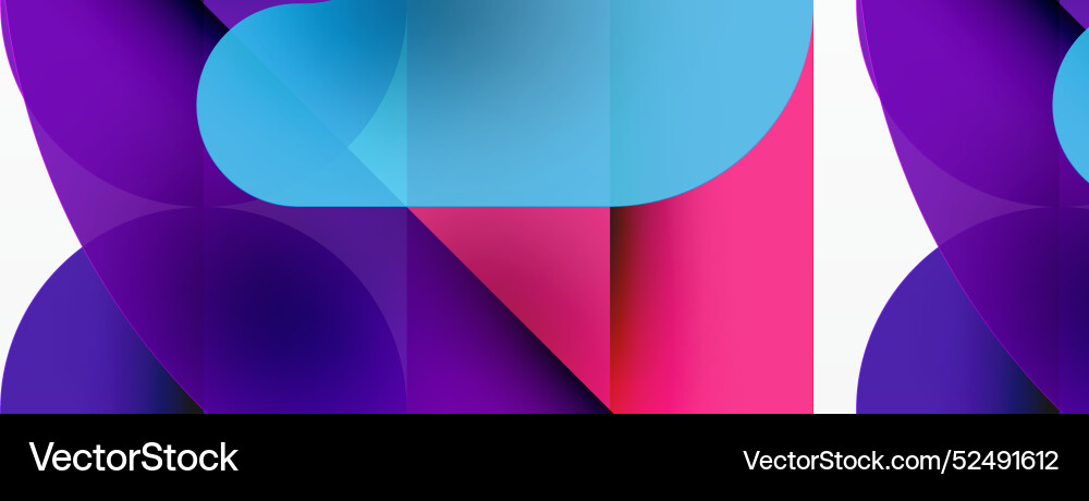 Minimal round shapes geometric abstract background Minimal round shapes geometric abstract background Vector Image