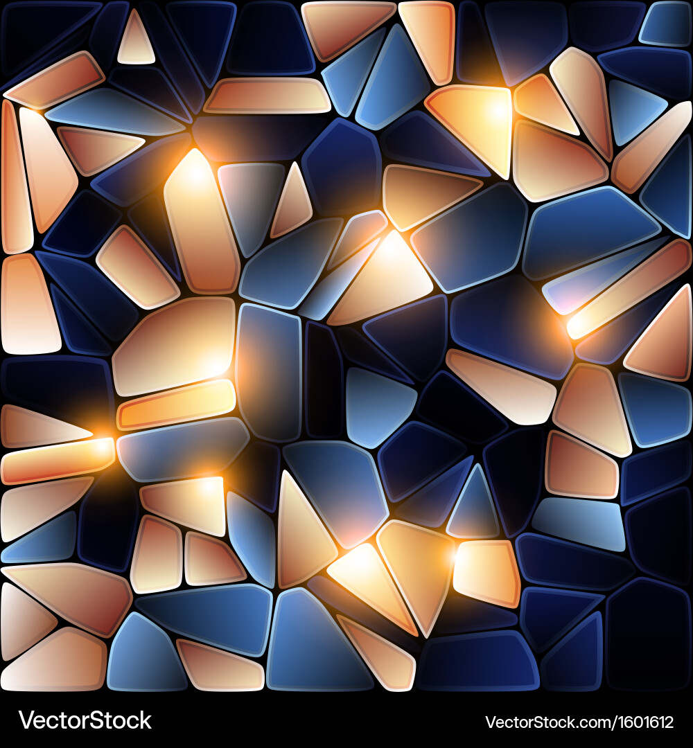 Mosaic backgroundthe contains transparency vector image