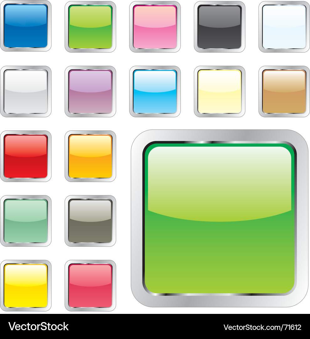 Web Buttons Vektorbild
