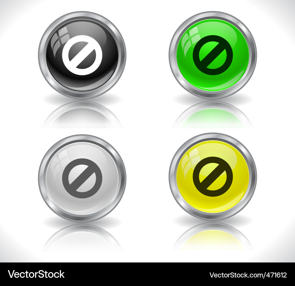 Website buttons vector image