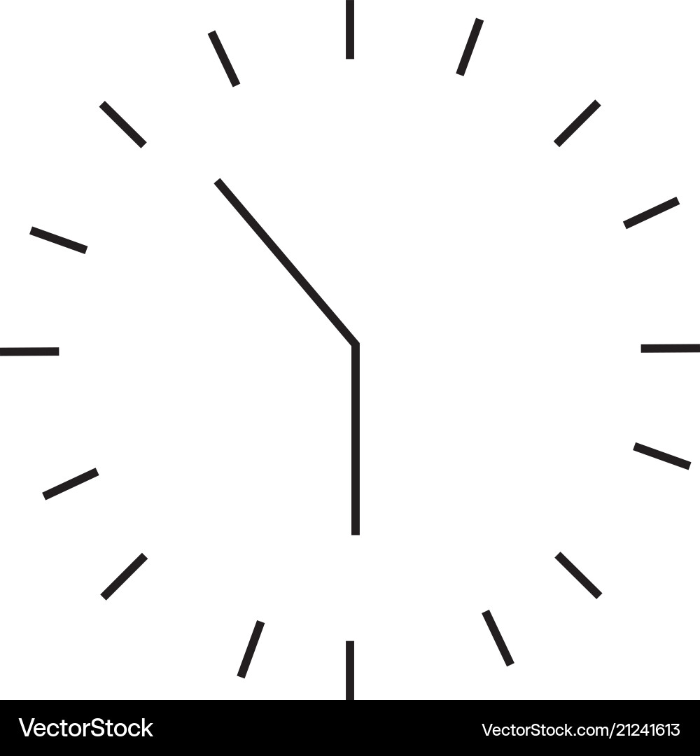 Abstract clock object Abstract clock object vector image