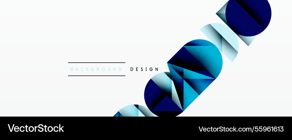 Abstract geometric background with layered Abstract geometric background with layered Vector Image
