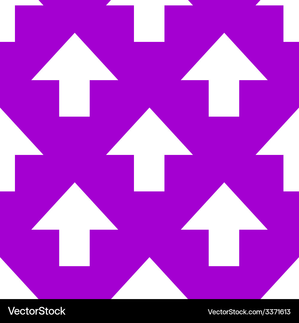 Arrow web icon flat design seamless pattern Vector Image