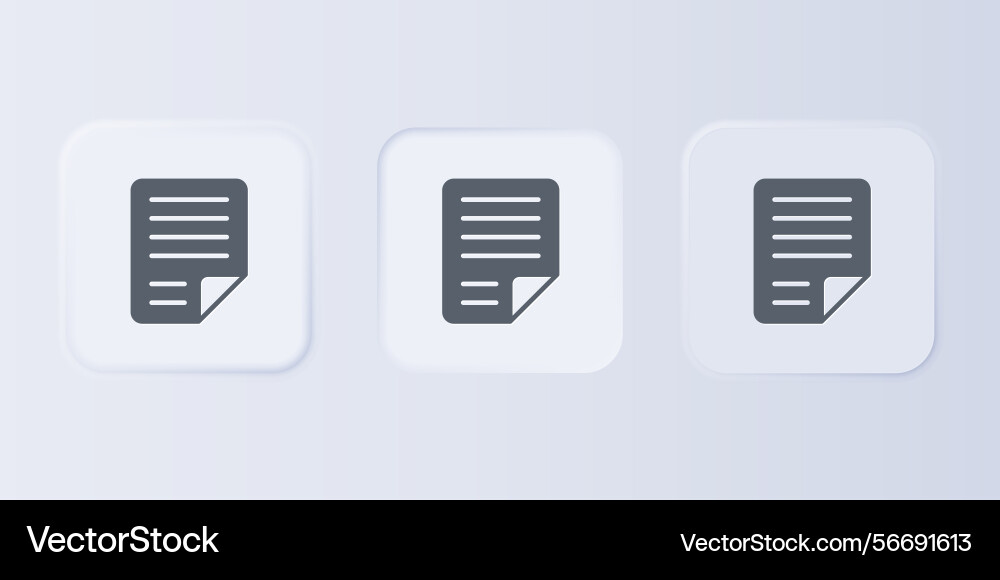 Grey file document icon isolated Vector Image