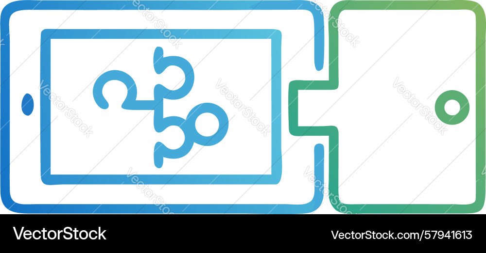 Secure Access & App Development Vector Image