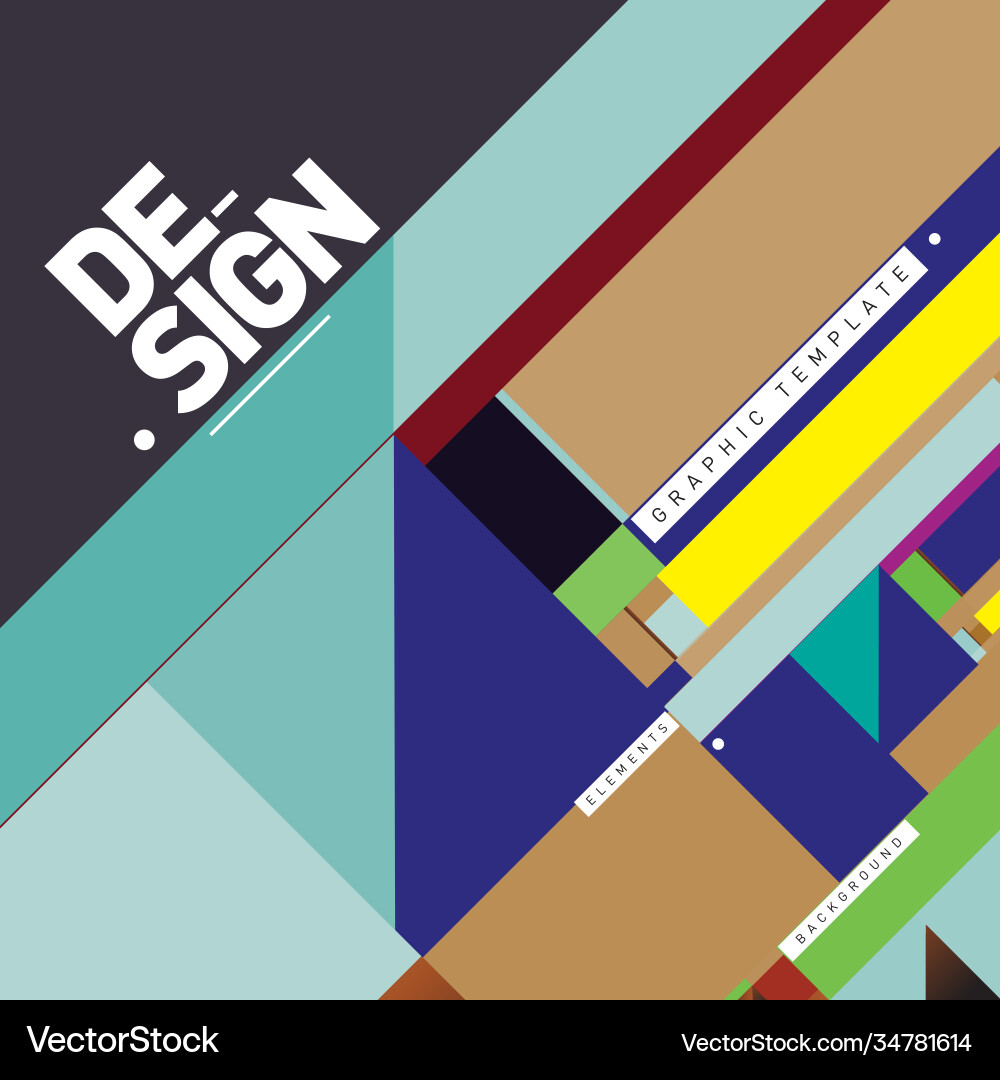 Modern colorful background material design Modern colorful background material design vector image