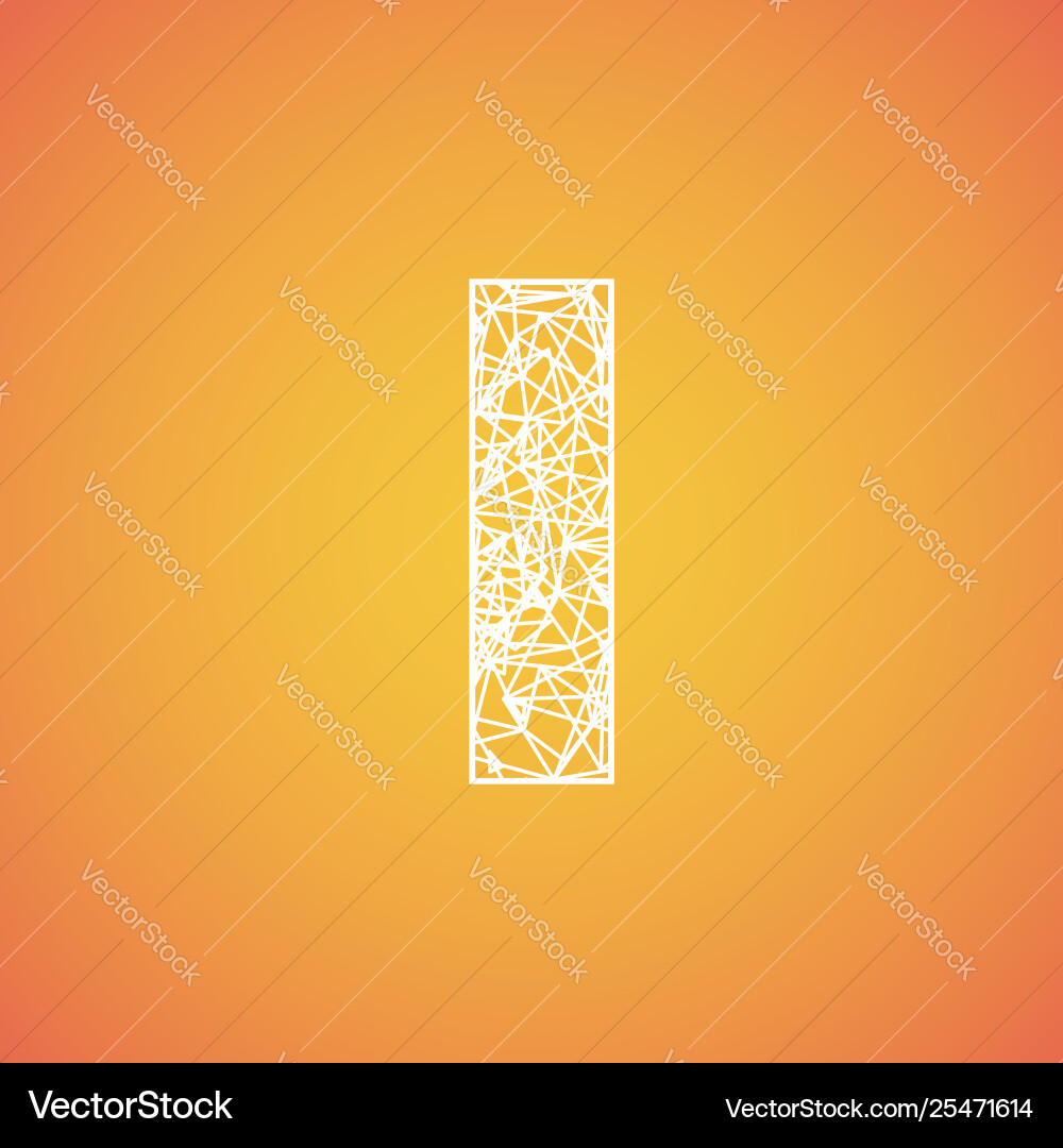 Net font from a typeset vector image