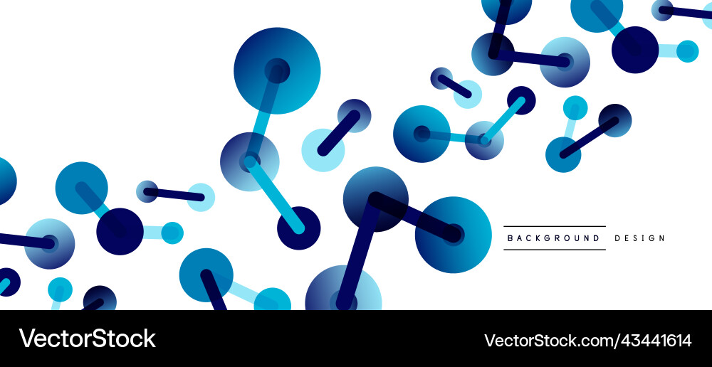 Network concept abstract background dots Vector Image