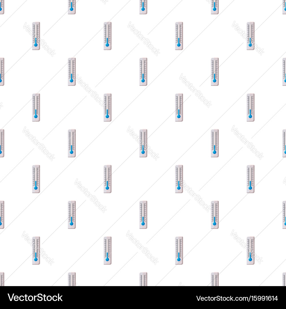 Thermometer pattern vector image
