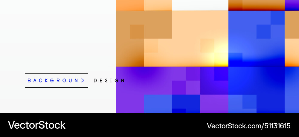 A colorful abstract background with squares A colorful abstract background with squares vector image