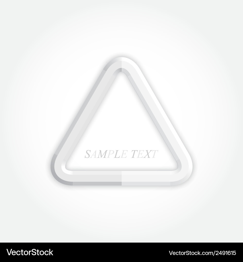 Abstract 3D Triangle Background vector image