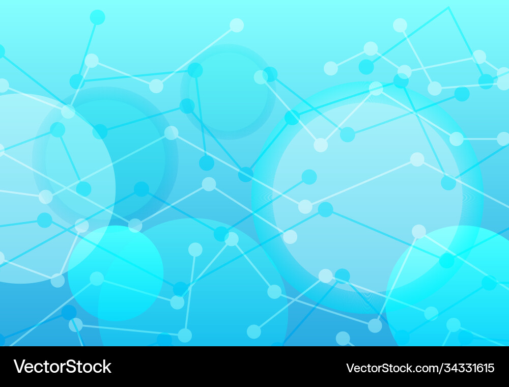 Abstract background with connected line and dots Abstract background with connected line and dots vector image