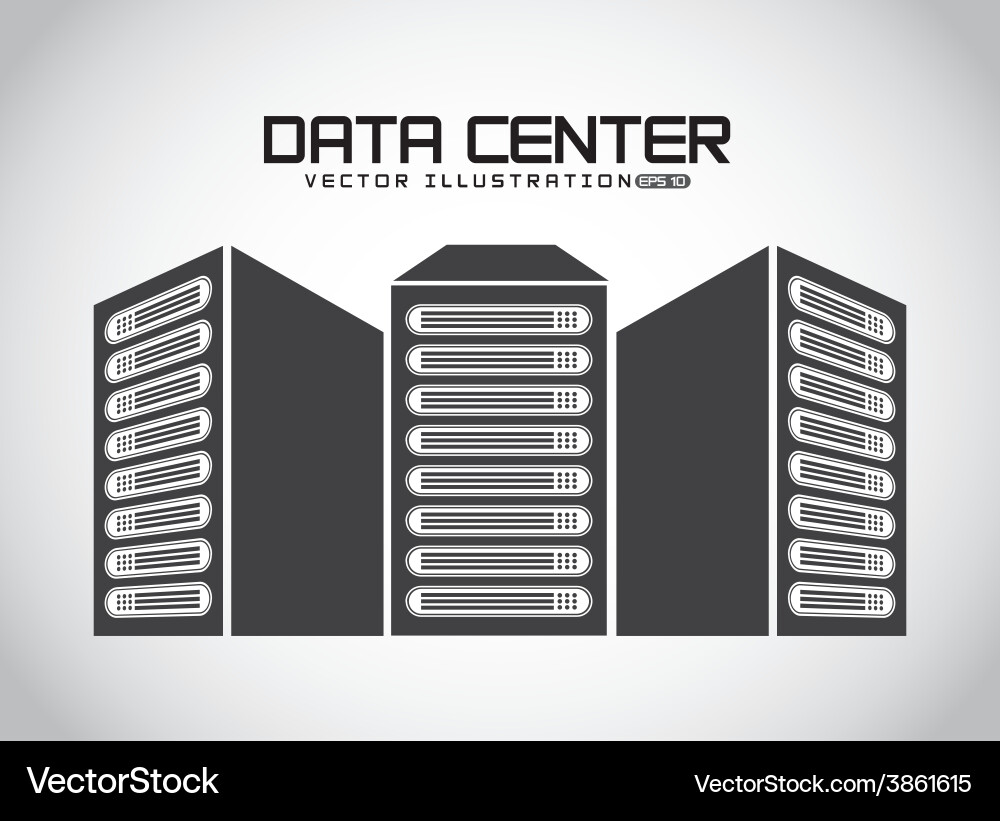 Data center Royalty Free Vector Image - VectorStock