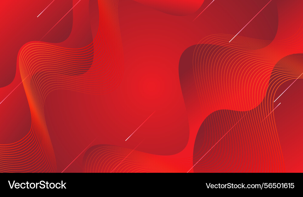 Modern abstract red wave background design Modern abstract red wave background design vector image