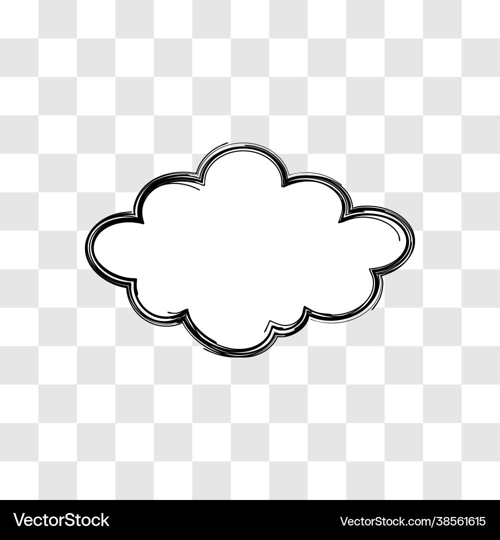 Scribble dialogue box simple concept Scribble dialogue box simple concept vector image