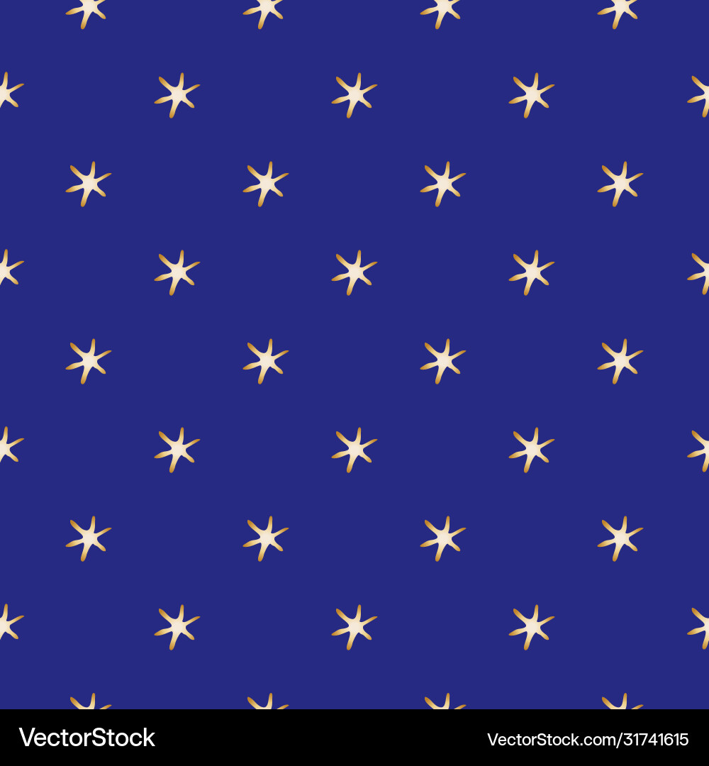 Stars in space seamless pattern background vector image