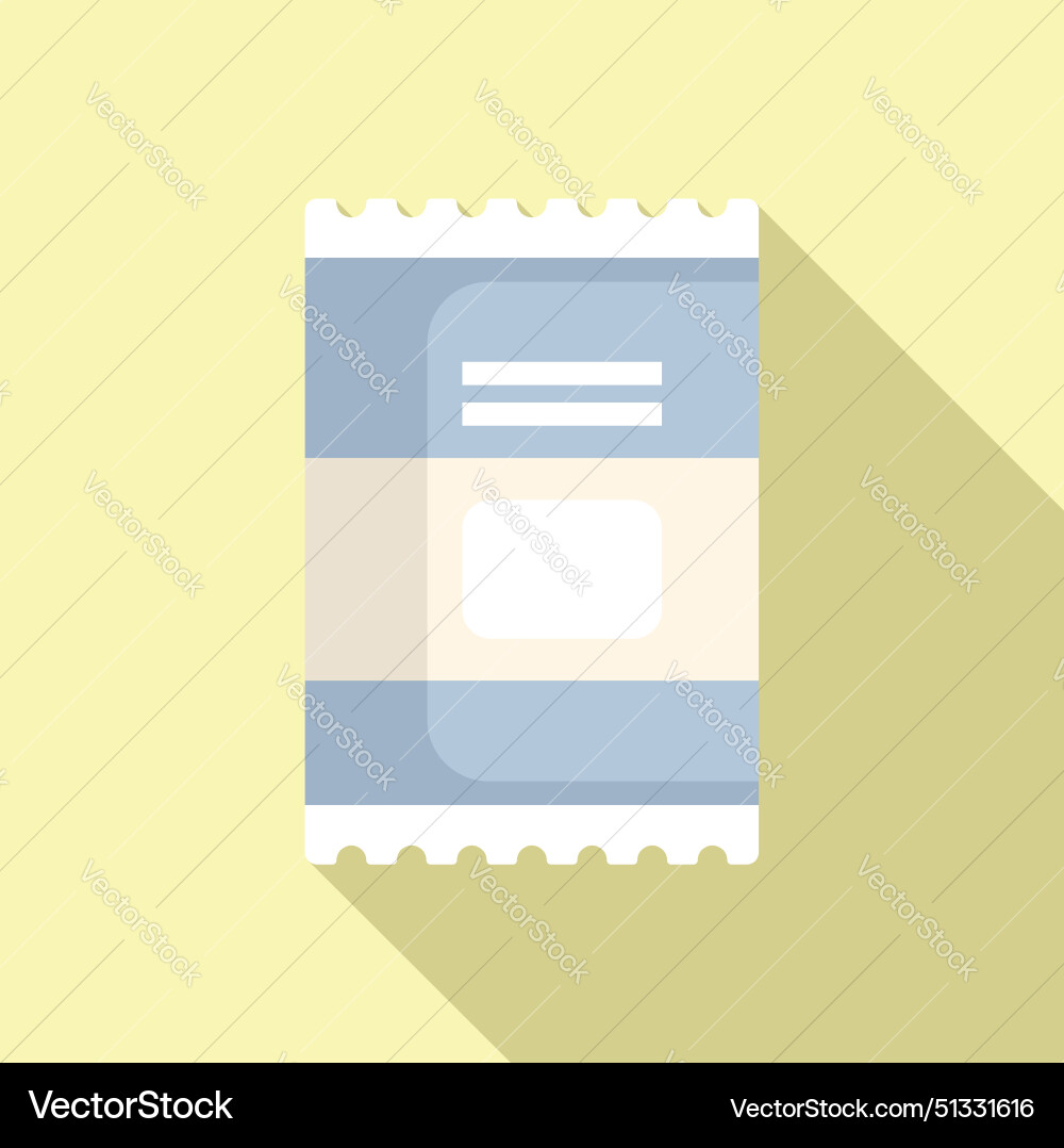 Flat design of notepad icon Flat design of notepad icon vector image