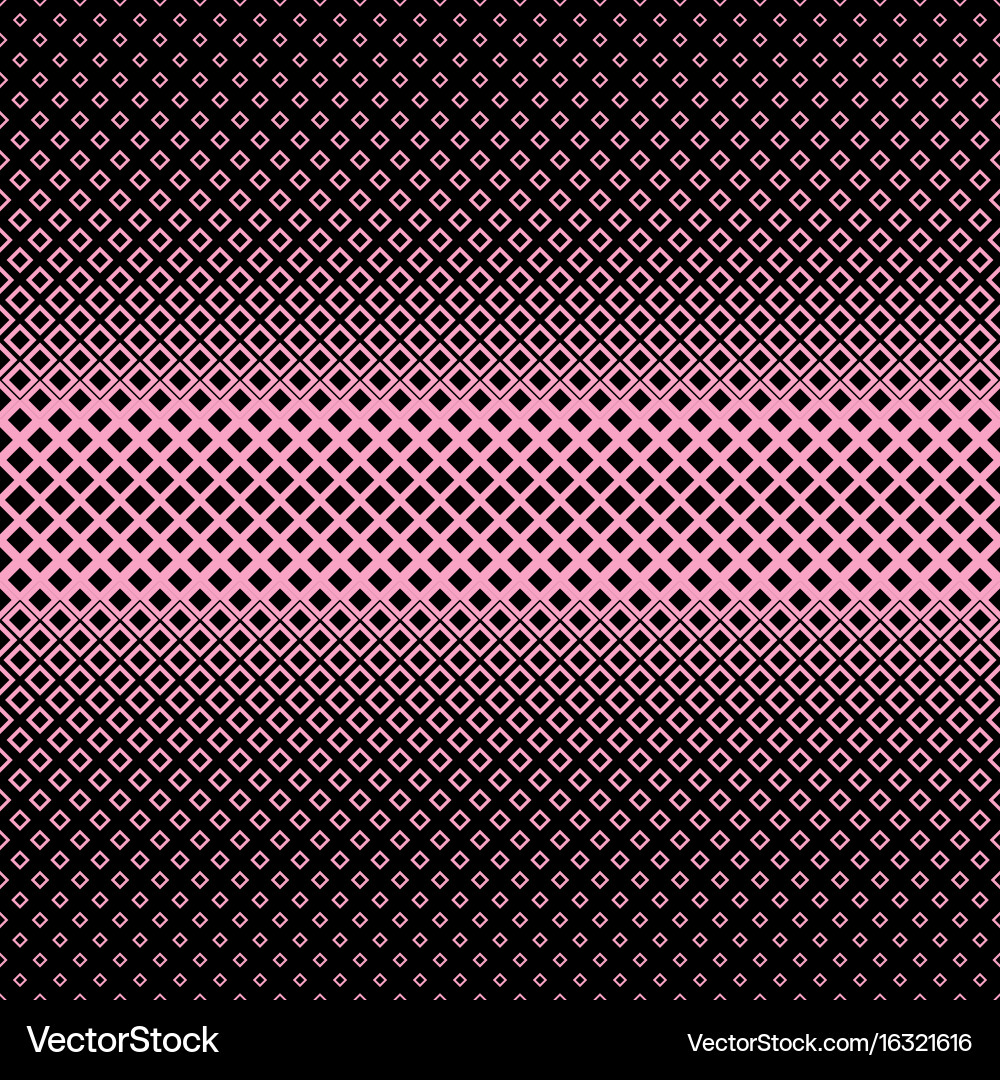 Geometrical halftone square pattern background vector image