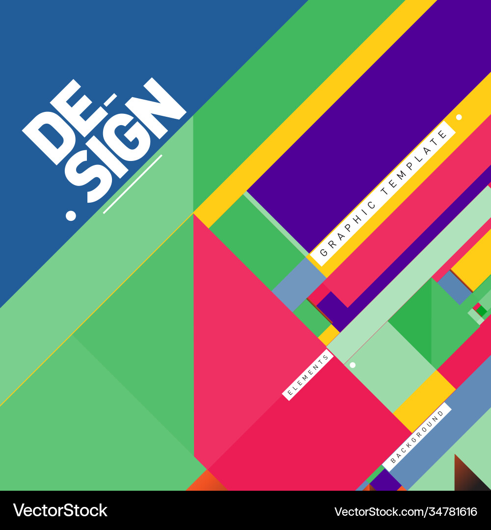Modern colorful background material design Modern colorful background material design vector image