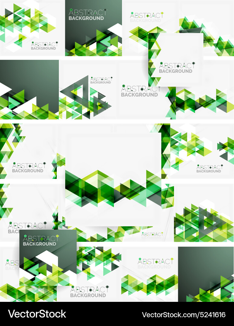 Overlapping Geometric Abstract Background vector image