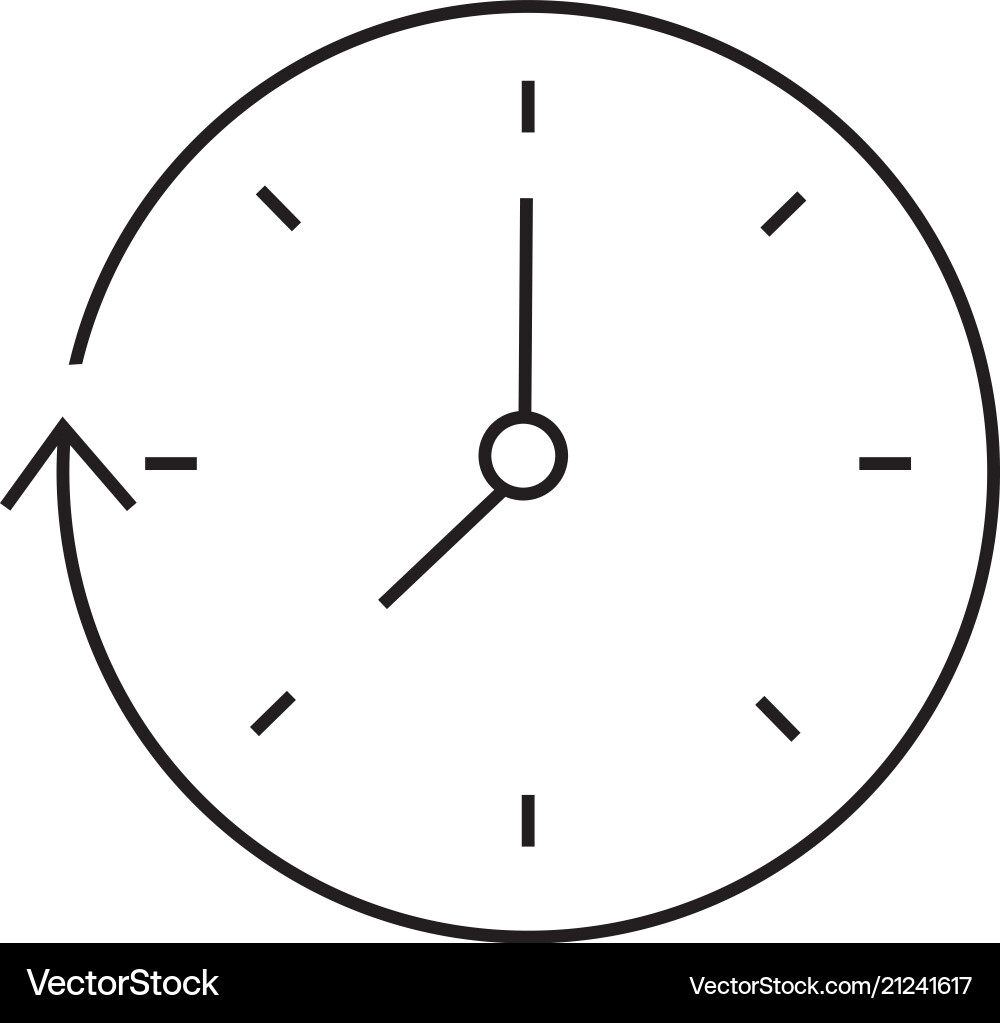 Abstract clock object Abstract clock object vector image