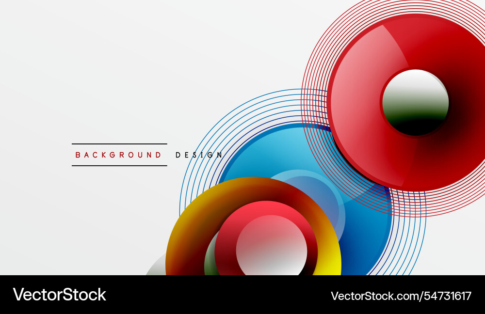 Abstract composition of overlapping circles Abstract composition of overlapping circles Vector Image