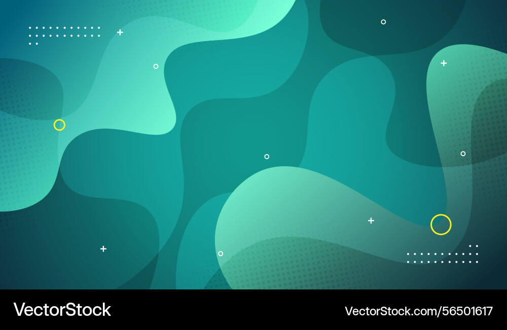 Abstract fluid background in teal gradient Abstract fluid background in teal gradient vector image