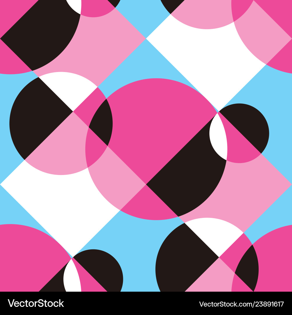 Abstract geometric shapes seamless pattern Abstract geometric shapes seamless pattern vector image
