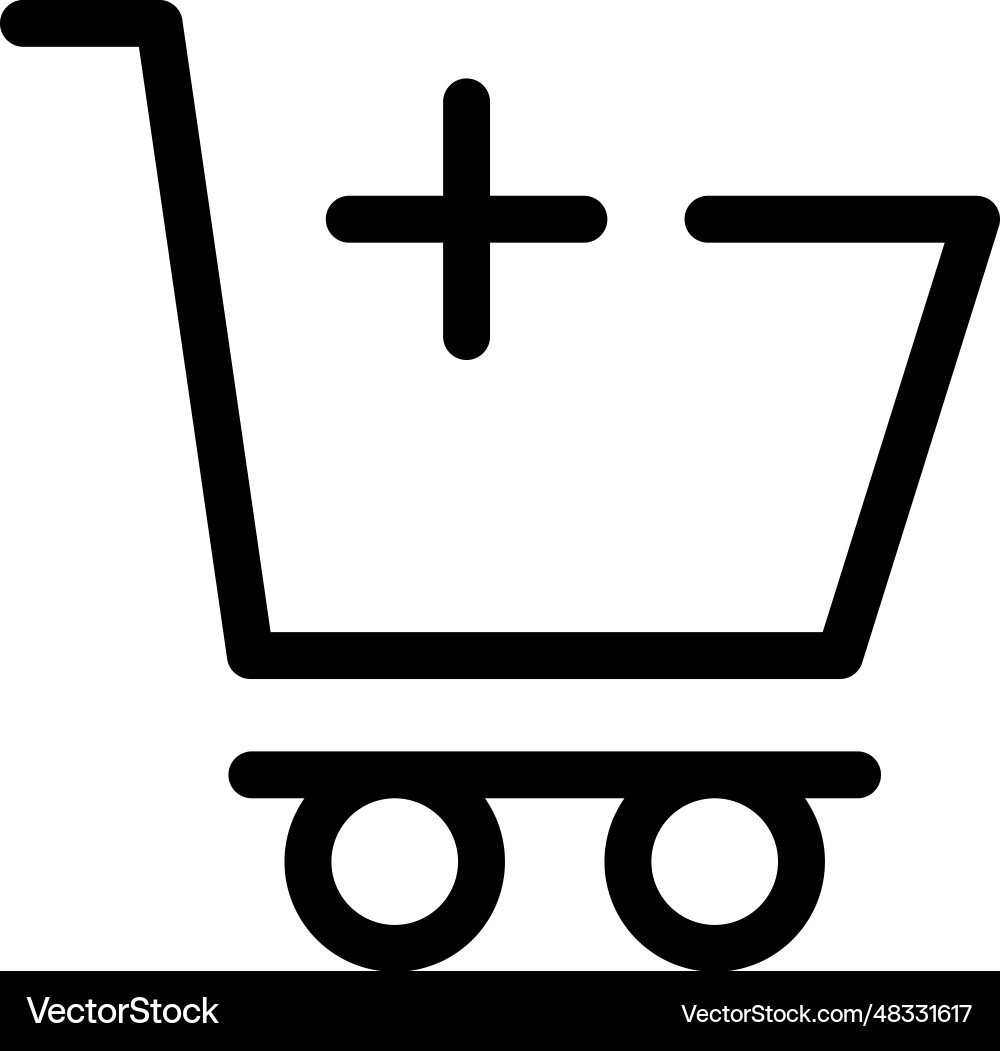 Add to cart icon Add to cart icon vector image