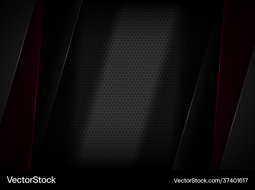 Black abstract background with overlapping Black abstract background with overlapping vector image
