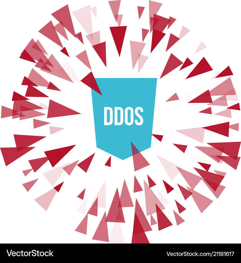 Hacker ddos attack protection Hacker ddos attack protection vector image