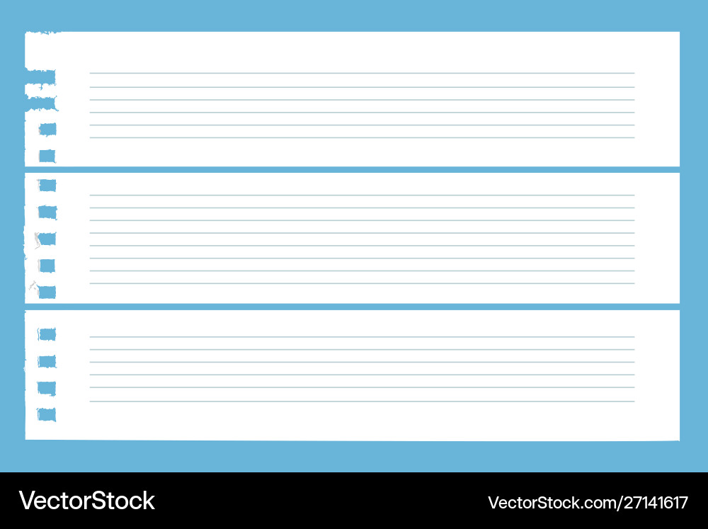 Notebook pages Notebook pages Vector Image