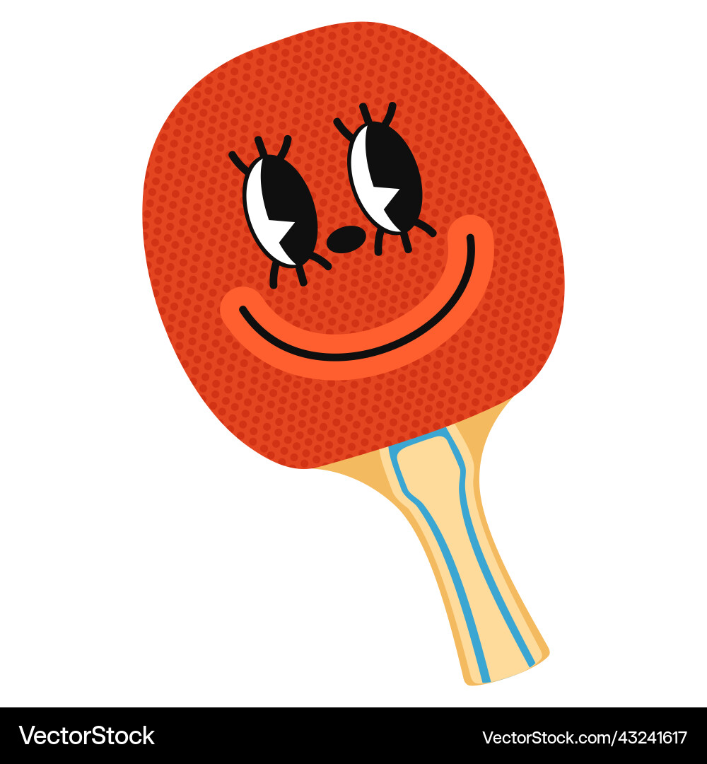 Ping pong racket Vector Image