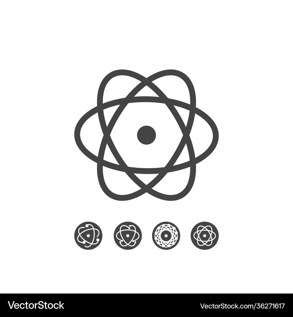 React native large lines icons set isolated React native large lines icons set isolated vector image