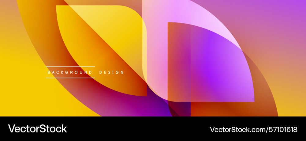 Abstract colorful shapes overlap creating vibrant Abstract colorful shapes overlap creating vibrant vector image