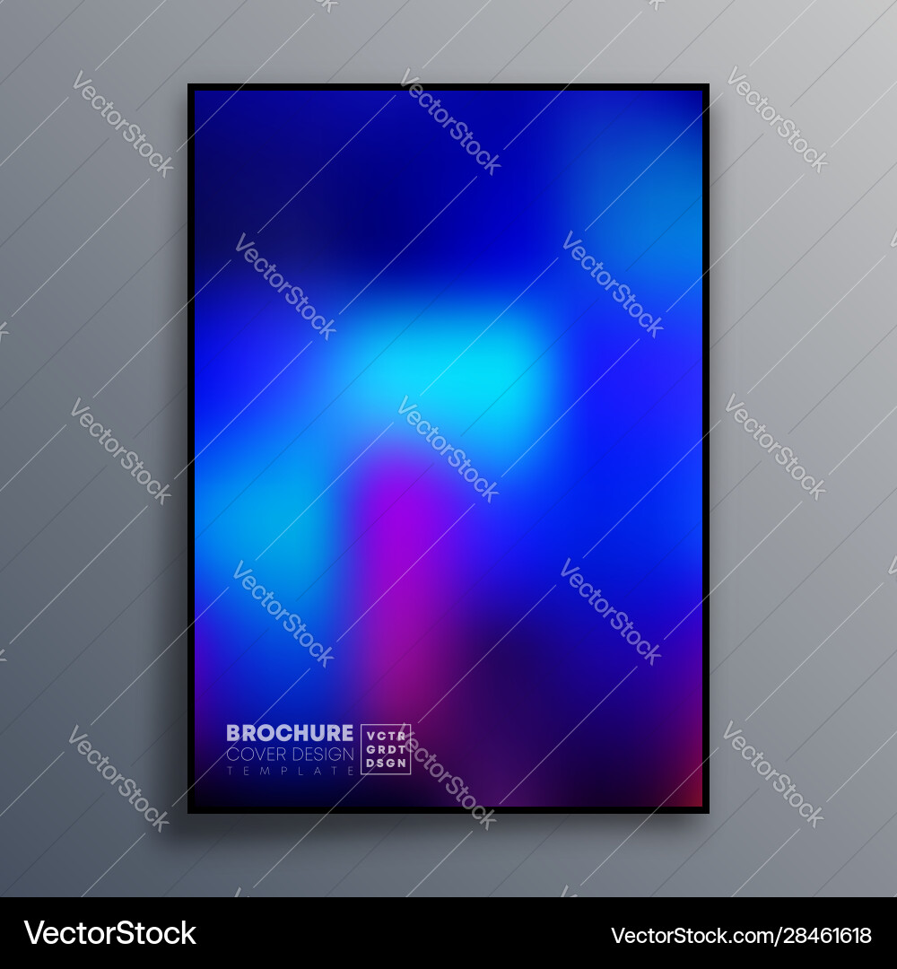 Abstract poster design with colorful gradient Abstract poster design with colorful gradient vector image